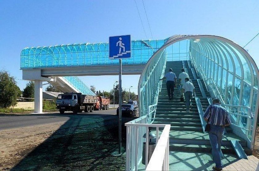 Надземный пешеходный переход Набережные Челны