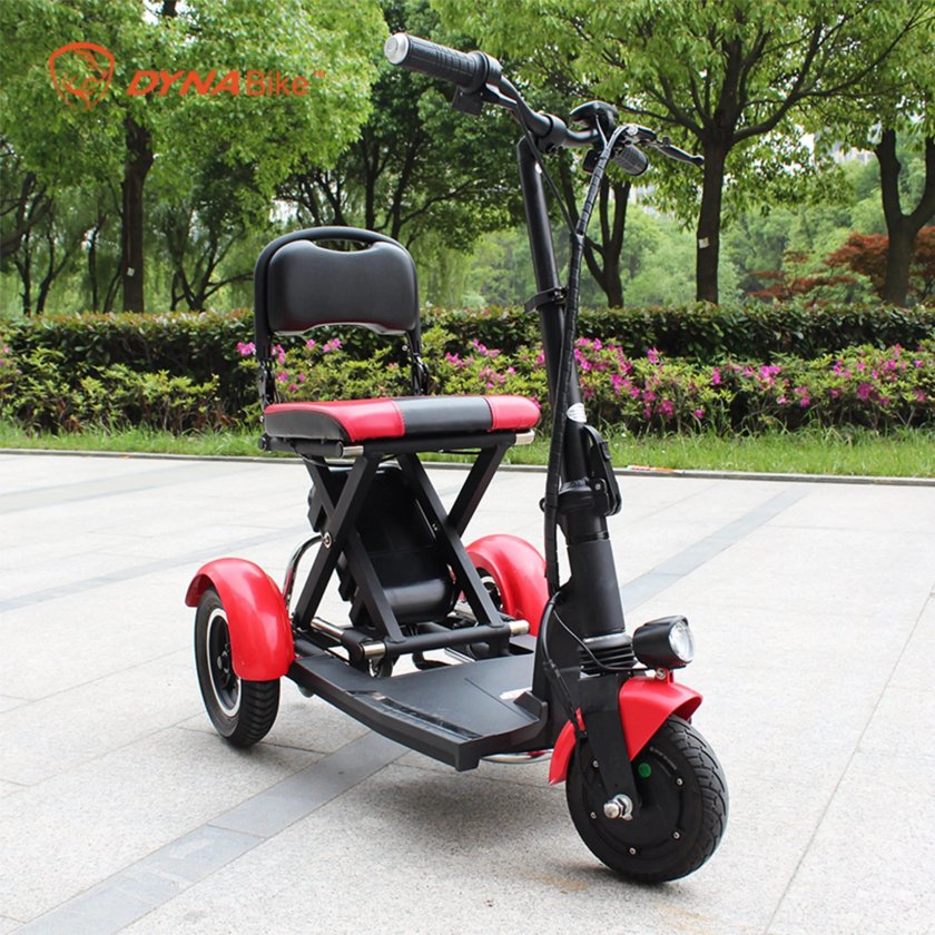 Jhkgy 3 Wheel Folding Electric Mobility Scooter