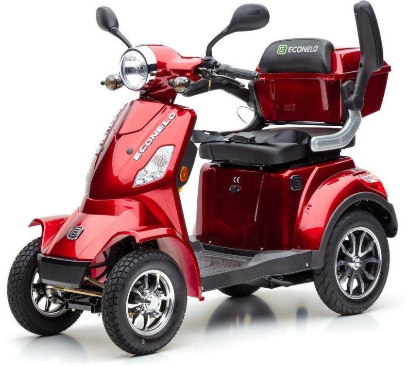 Электроскутер с коляской