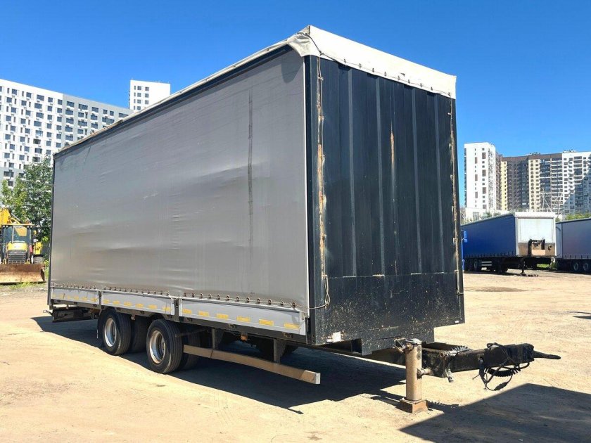Полуприцеп крона шторно бортовой