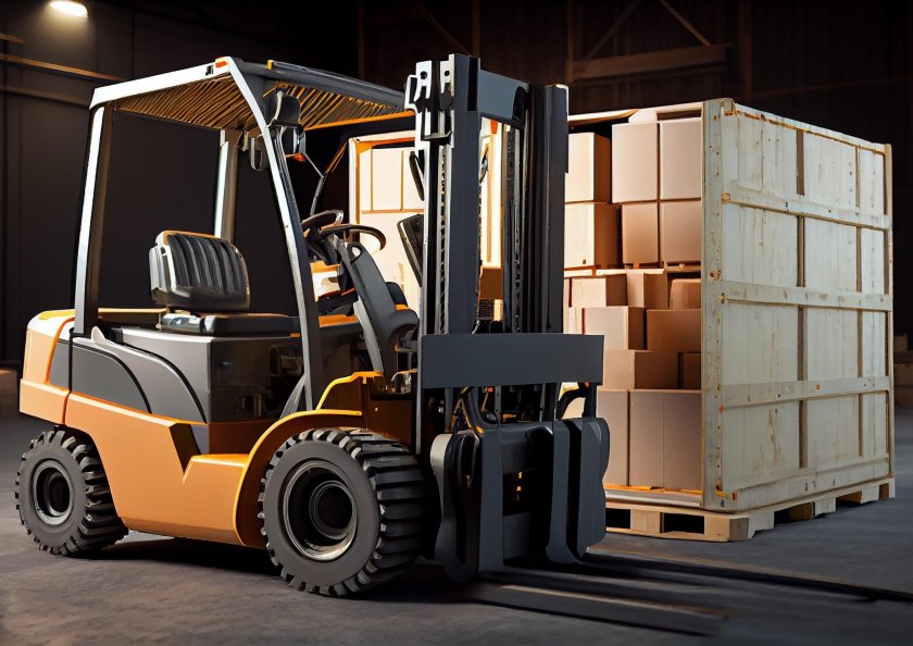 Перевозка погрузчика