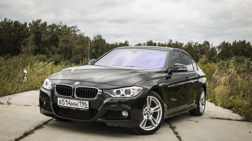 BMW f30 черная