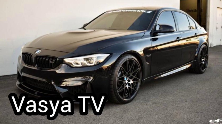 BMW m3 f80 черная