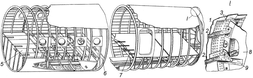 Шпангоут фюзеляжа самолета