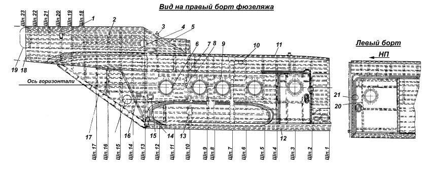 Фюзеляж вертолета ми-8