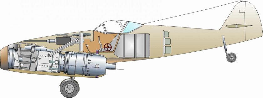 Радиатор самолета ме-109ф