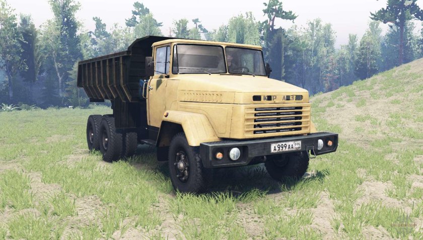 КРАЗ С деревянной кабиной