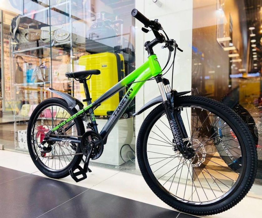 Велосипед TIMETRY 24 зеленый