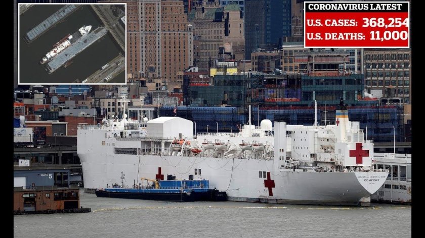 Госпитальное судно USNS Comfort