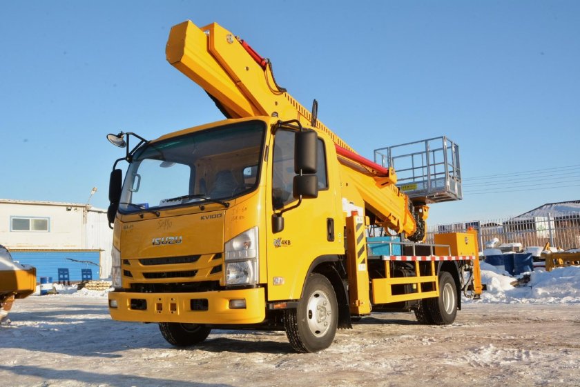 Автовышка isuzu elf