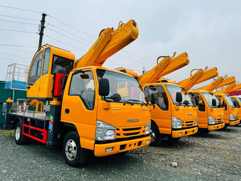 Автовышка isuzu elf