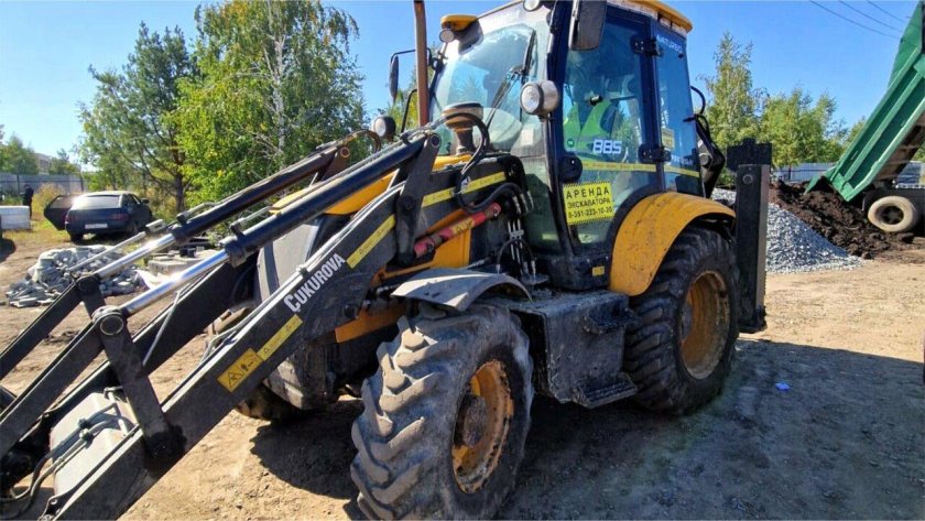 Экскаватор погрузчик cukurova 888