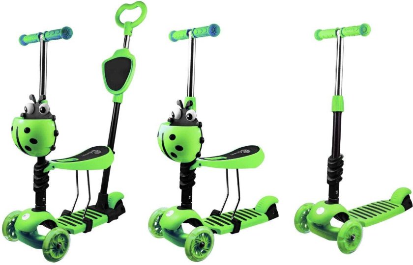 Самокат детский Божья коровка 5 в 1