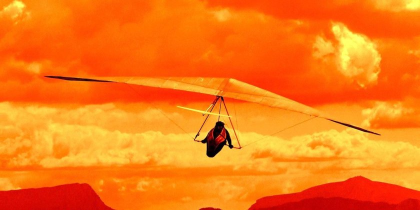 Полет на дельтаплане