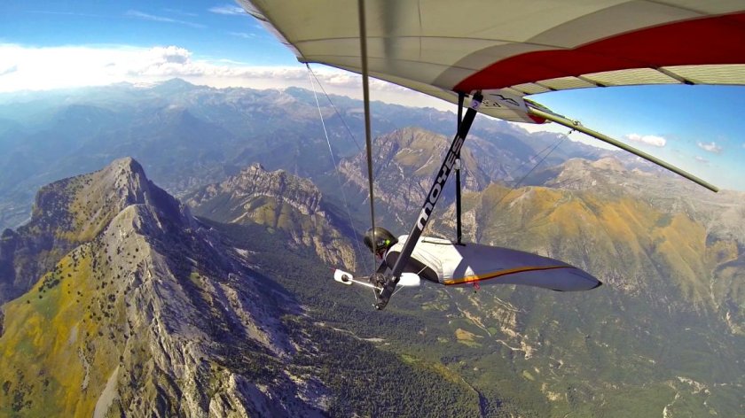 Дельтаплан в горах