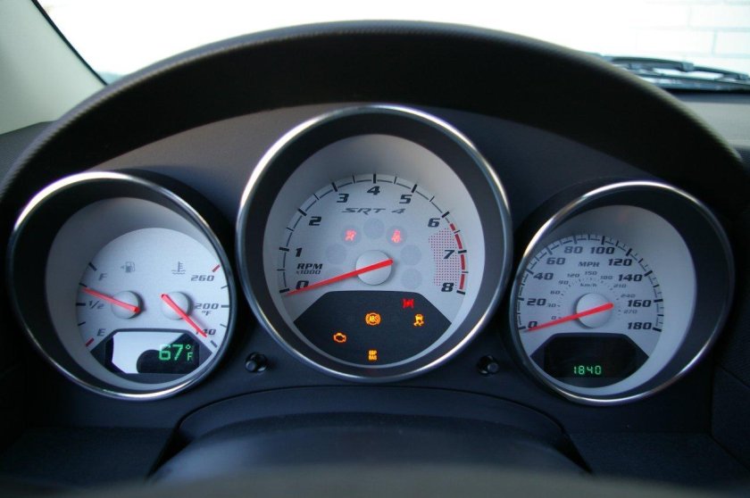 Приборная панель Додж Калибр 2008