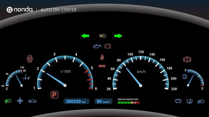 Панель машины