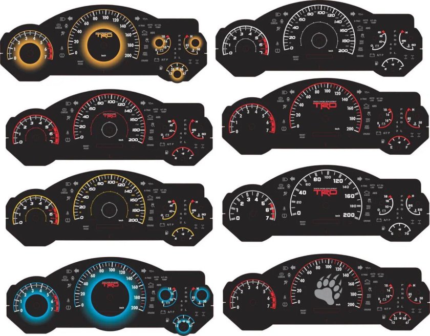 Шкала приборов FJ Cruiser