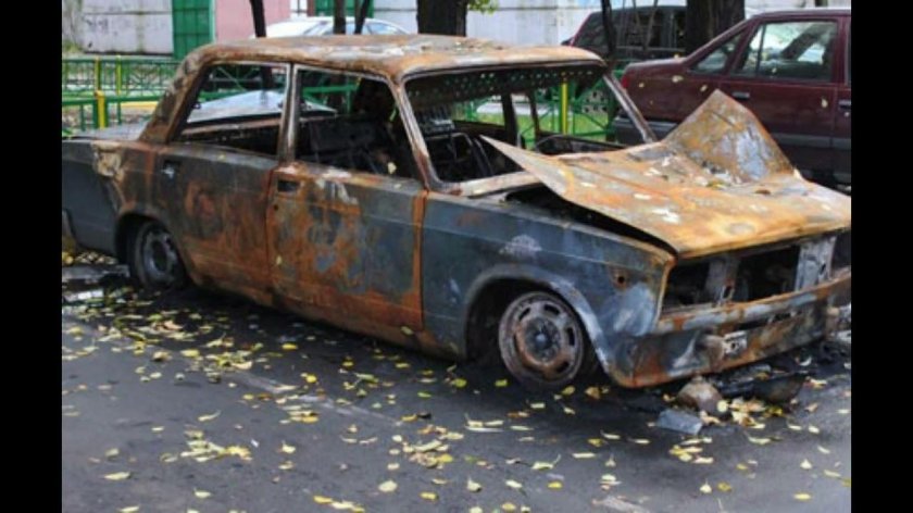 ВАЗ 2107 ржавая