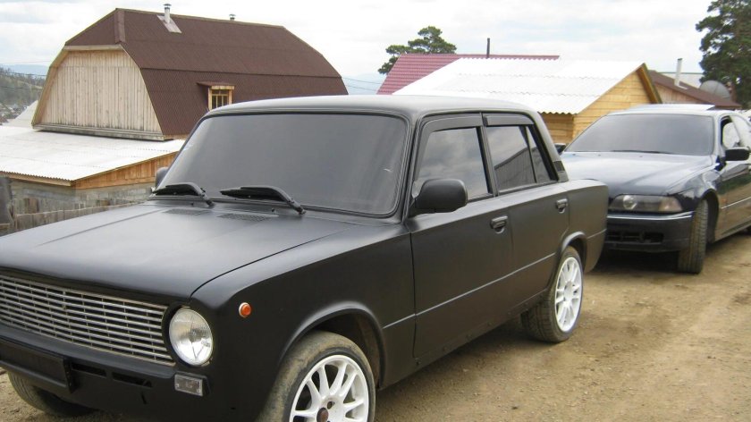 ВАЗ 2101 черная матовая