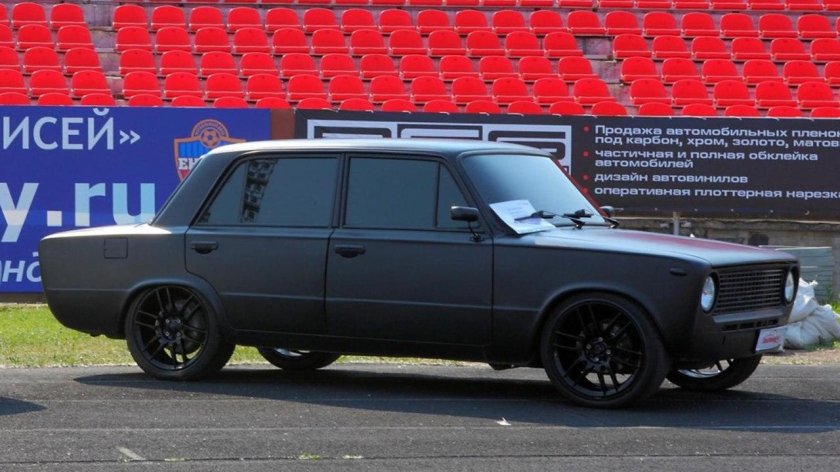 ВАЗ 2101 черная матовая