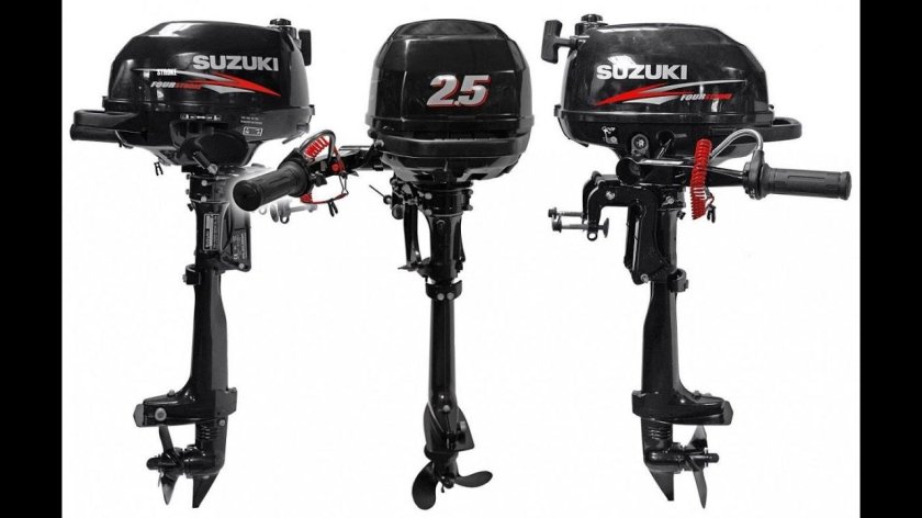 Лодочный мотор Сузуки 2.5 четырехтактный