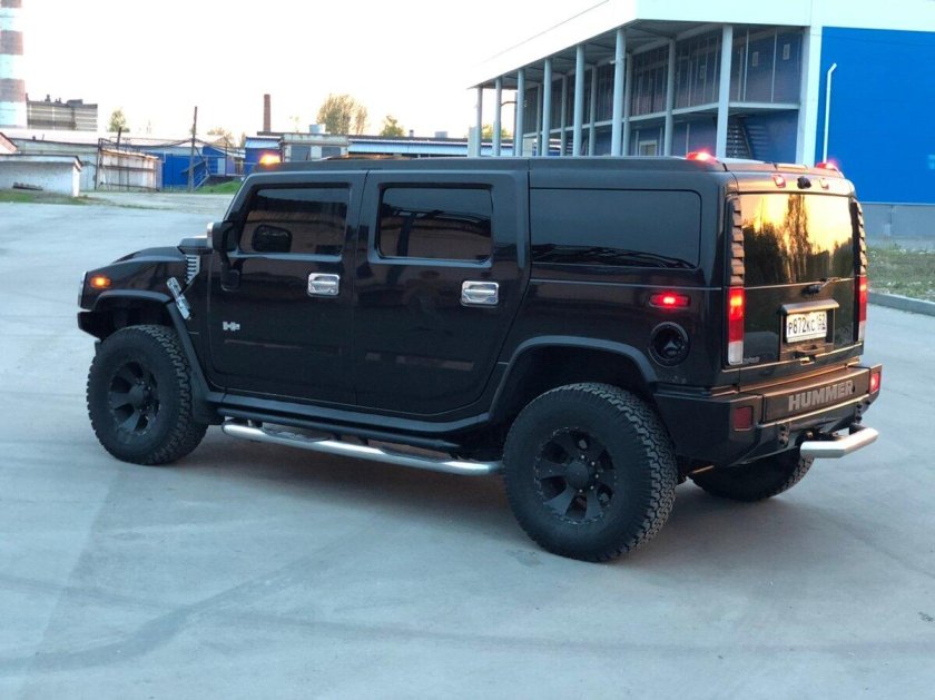 Хаммер h2 черный