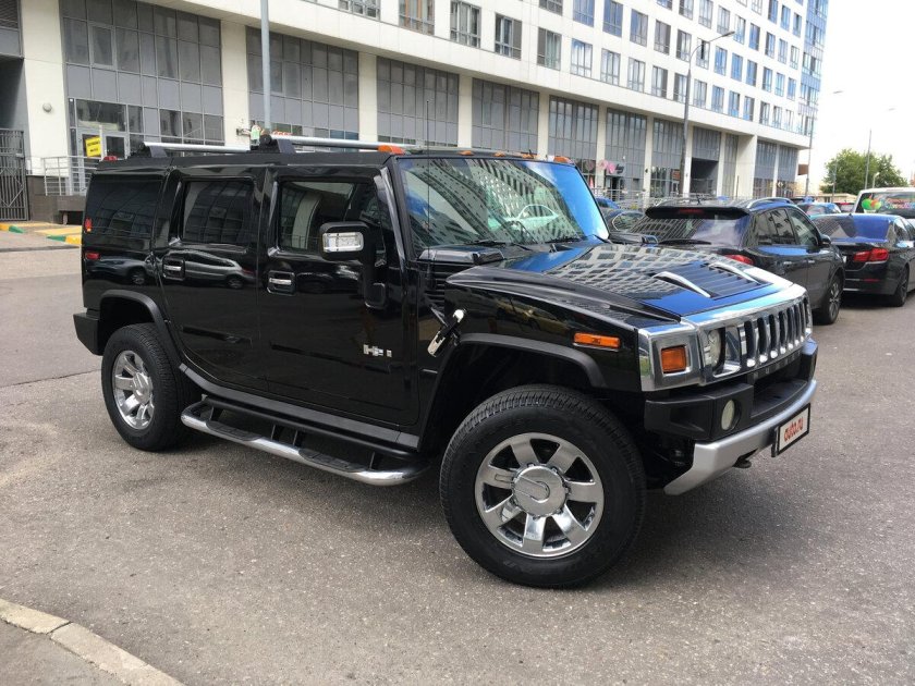 Хаммер h2 черный