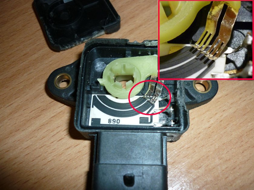 Датчик дросселя ЗМЗ 406