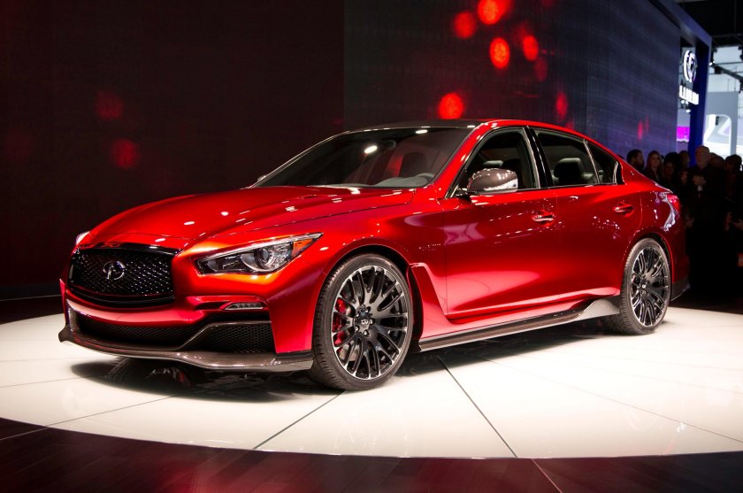 Infiniti q50 Red Sport