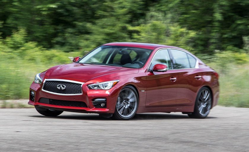Infiniti q50s Red Sport