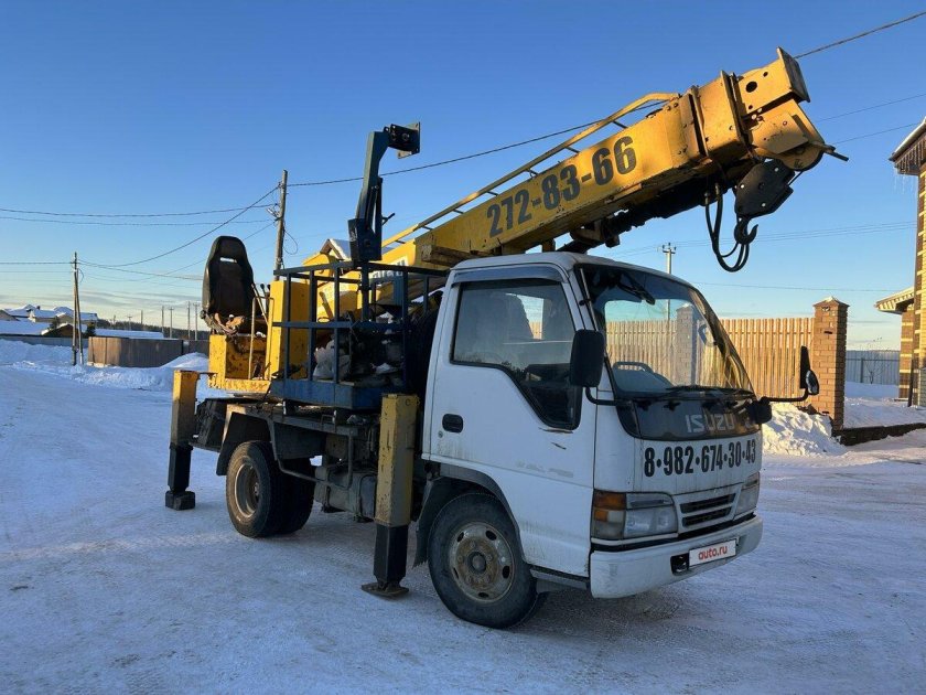 Ямобур на базе исузу форвард