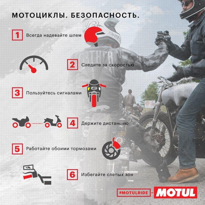 Безопасность на мотоцикле