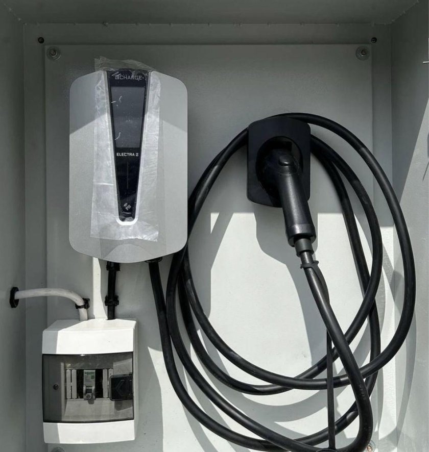 Варианты крепления зарядной станции