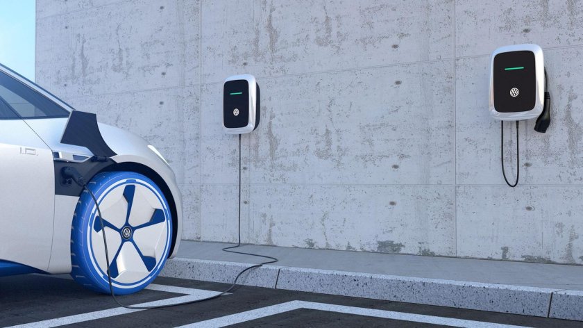 Volkswagen ID 4 на зарядке