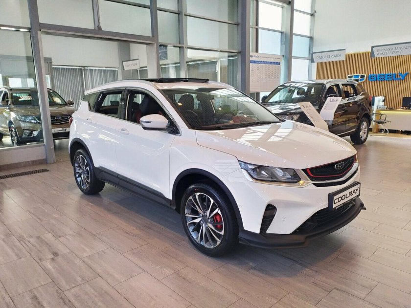 Geely Coolray 2020 белый