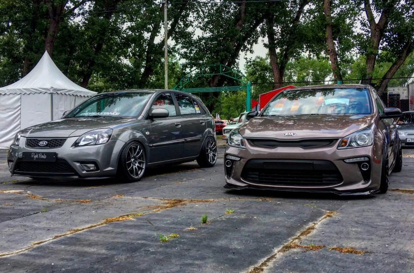 Kia Rio 4 стенс