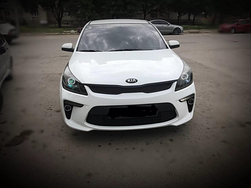 Kia Rio 4 White Tuning