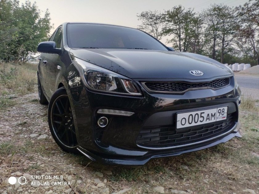 Сплиттер Kia Rio 4