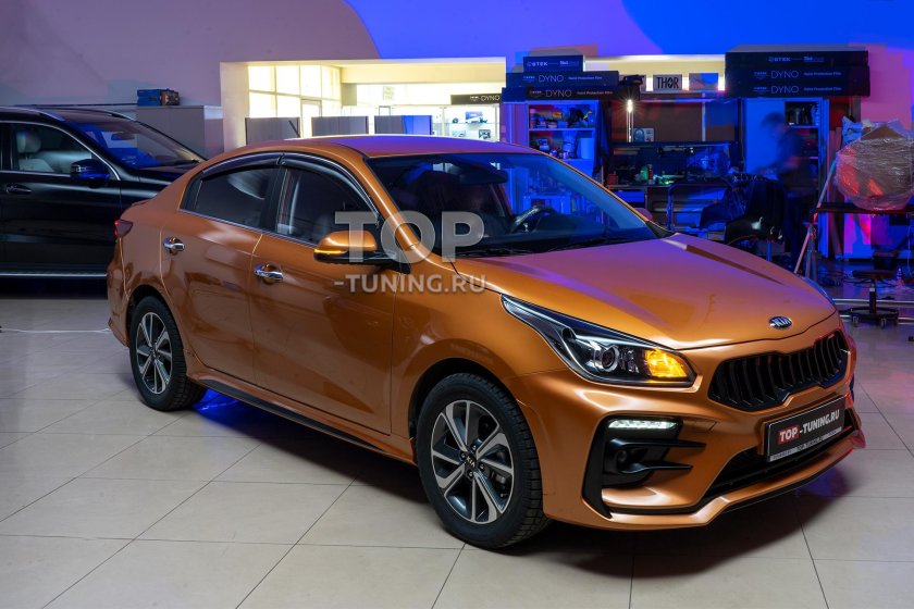 Бампер Барракуда на Киа Рио 4