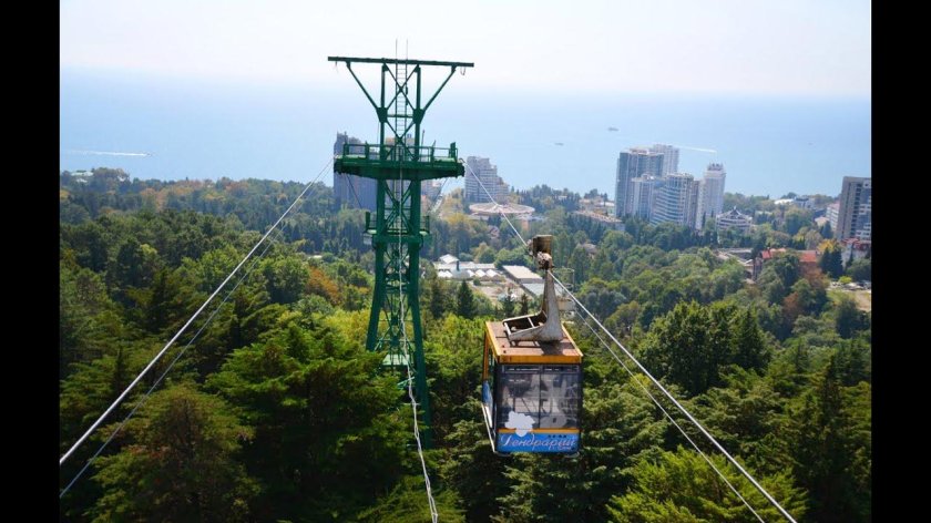 Сочинский Дендрарий канатная дорога