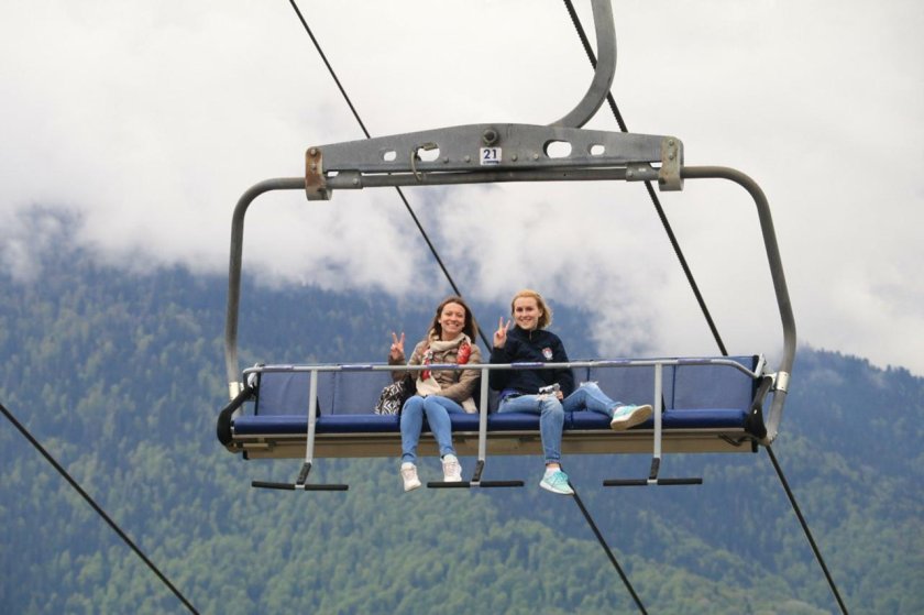 Канатная дорога Сочи роза Хутор