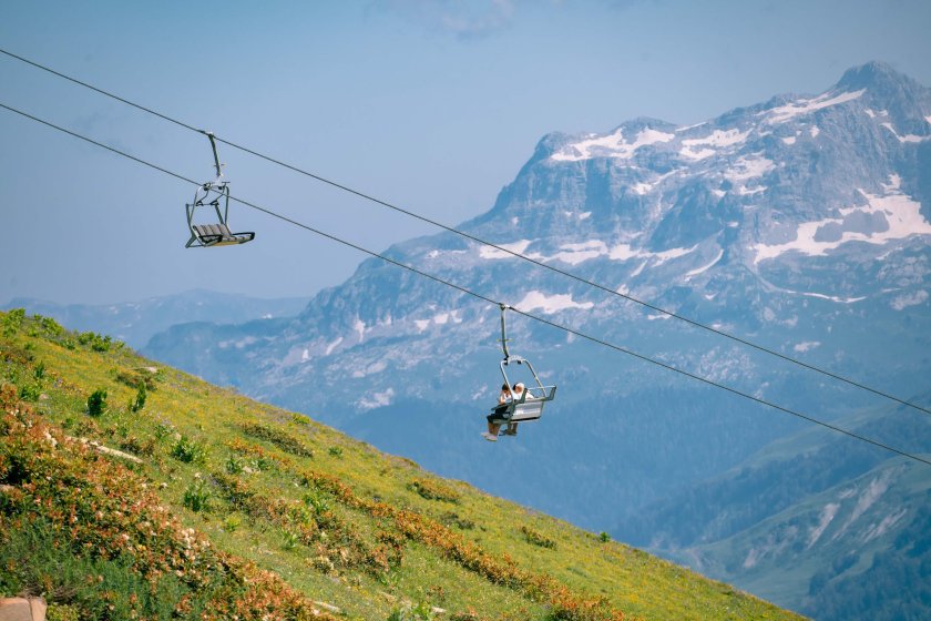 Канатная дорога Сочи роза Хутор