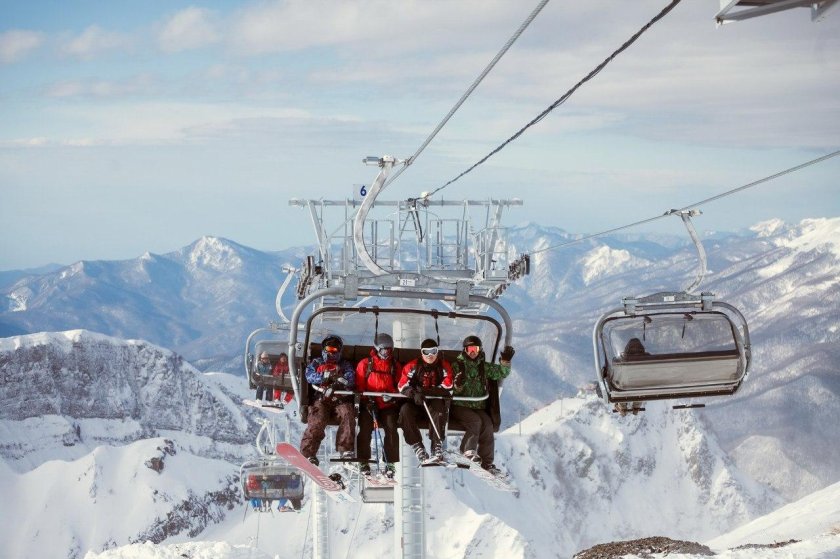 Канатка в Сочи красная Поляна