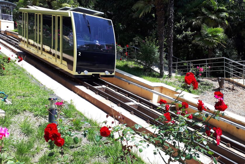 Санаторий Ворошилова Сочи фуникулер