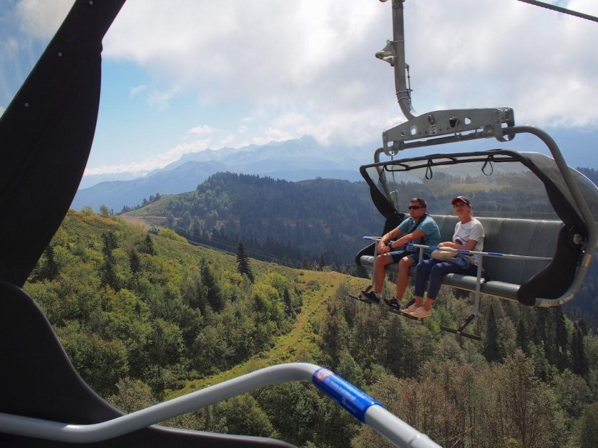 Красная Поляна роза Хутор подъемник