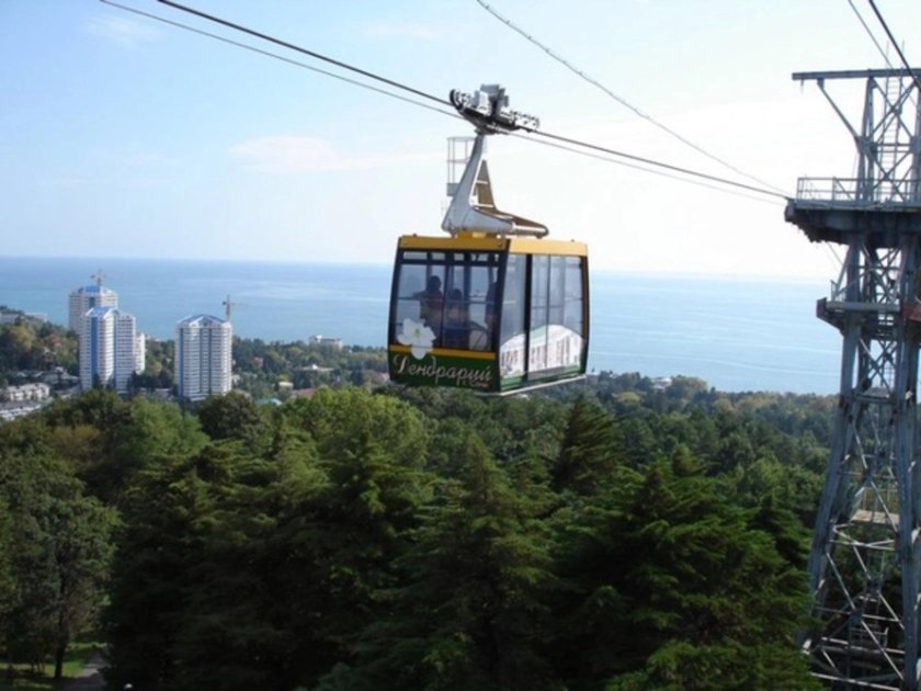 Дендропарк Сочи канатная дорога