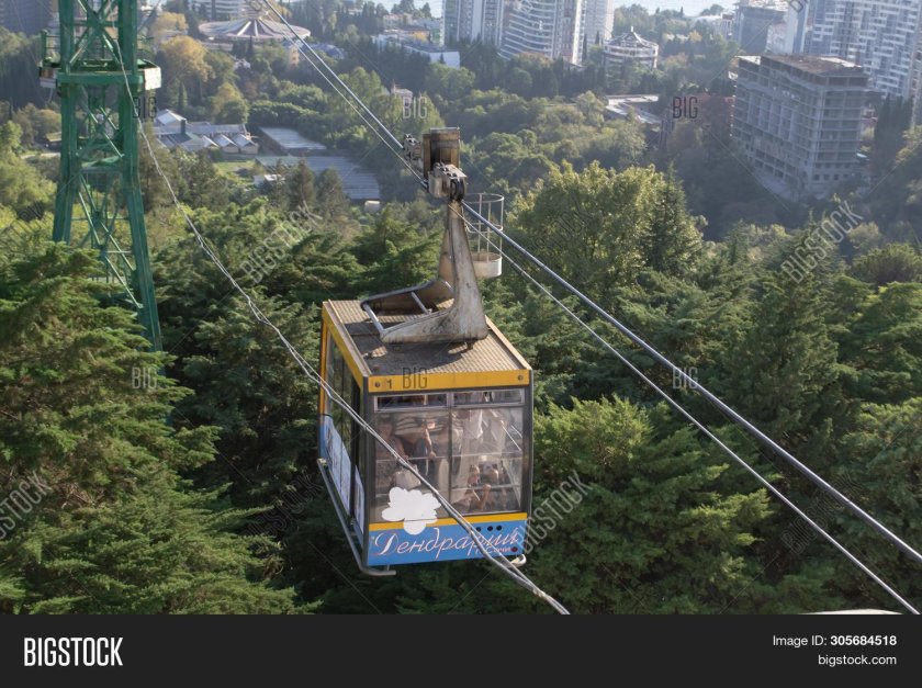 Парк Дендрарий в Сочи канатная дорога