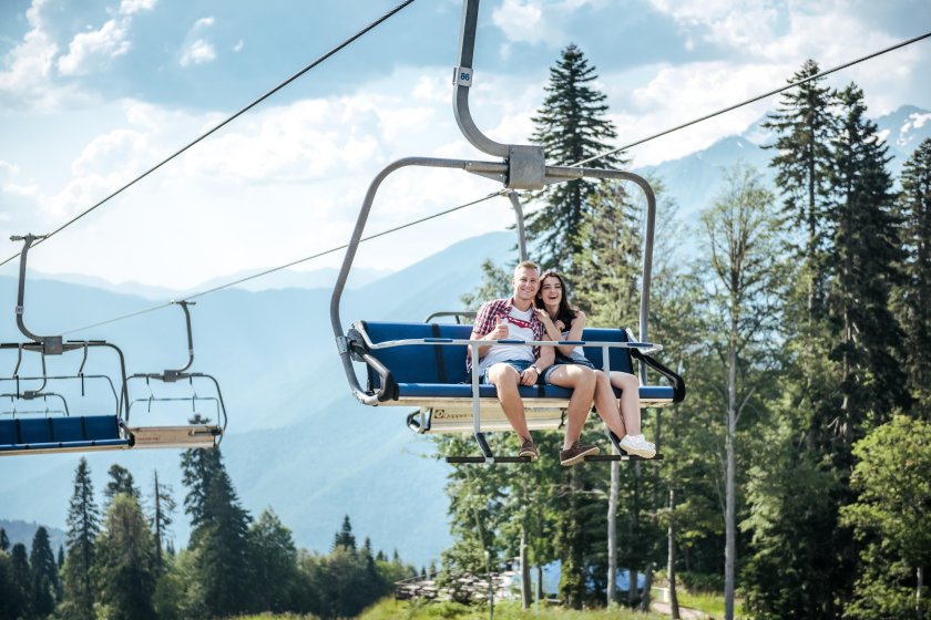 Канатная дорога Газпром Лаура