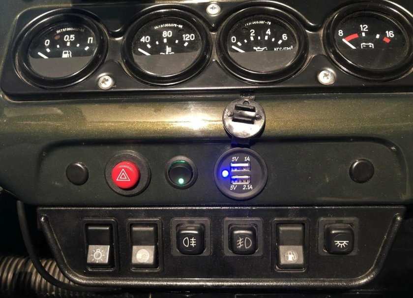 Переключатель воздуха УАЗ Хантер